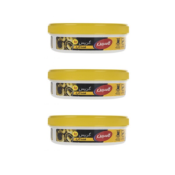 گریس کاسپین مدل Multipurpose وزن 125 گرم بسته سه عددی