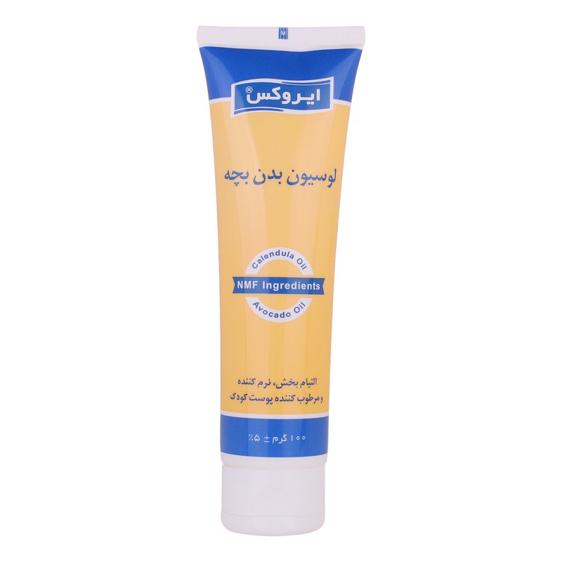 لوسیون بدن بچه ایروکس سری Emolient And Lenitive مدل Chamomile Oil وزن 100 گرم