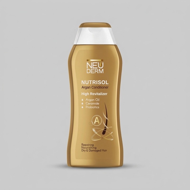 نرم کننده مو نئودرم مدل argan حجم 300 میلی لیتر مدل 1