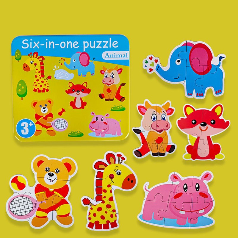 بازی آموزشی حیوانات مدل Six in one
