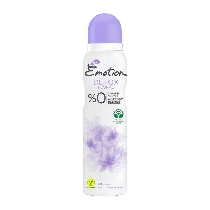 اسپری زنانه ایموشن مدل detox floral حجم 150 میلی لیتر