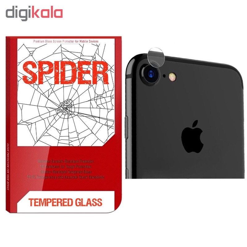 محافظ لنز دوربین اسپایدر مدل S-TMP002 مناسب برای گوشی موبایل اپل iphone 7