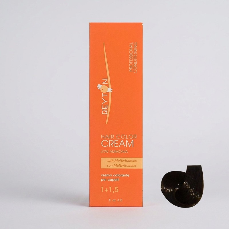 رنگ مو ریتون سری Ash مدل Natural Light Chestnut شماره 5.01 حجم 120 میلی لیتر رنگ قهوه ای بلوطی روشن خاکستری