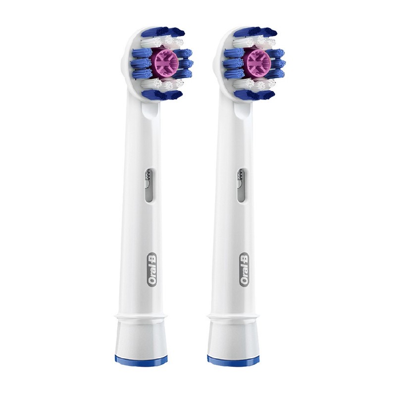 سری یدک مسواک برقی اورال-بی مدل 3D White بسته 2 عددیمدل 1
