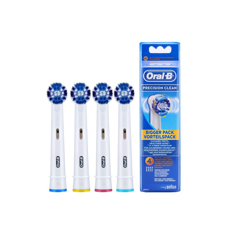 سری یدک مسواک برقی اورال-بی مدل PRECISION CLEAN بسته 4 عددیمدل 1