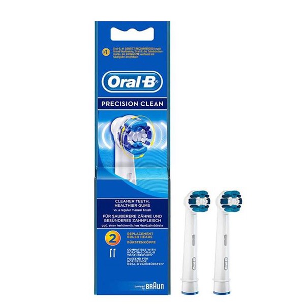 سری مسواک برقی اورال بی مدل Oral-B Precision Clean بسته 2 عددی مدل 1