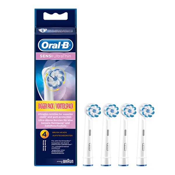 سری یدک مسواک برقی اورال-بی مدل SENSI ULTRATHIN بسته 4 عددیمدل 1