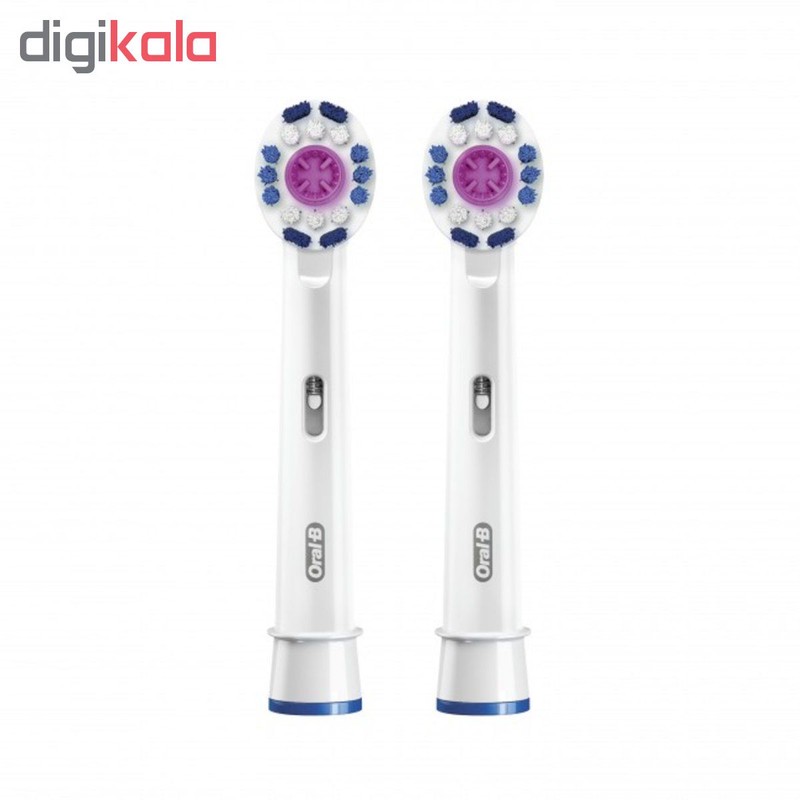 سری یدک مسواک برقی اورال-بی مدل 3D White بسته 2 عددیمدل 1