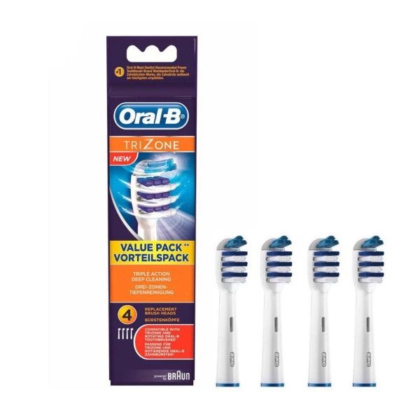 سری یدک مسواک برقی اورال-بی مدل TriZone بسته 4 عددی مدل 3