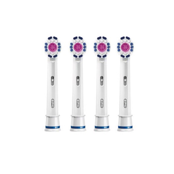 سری یدک مسواک برقی اورال-بی مدل 3D White بسته 4 عددی مدل 2
