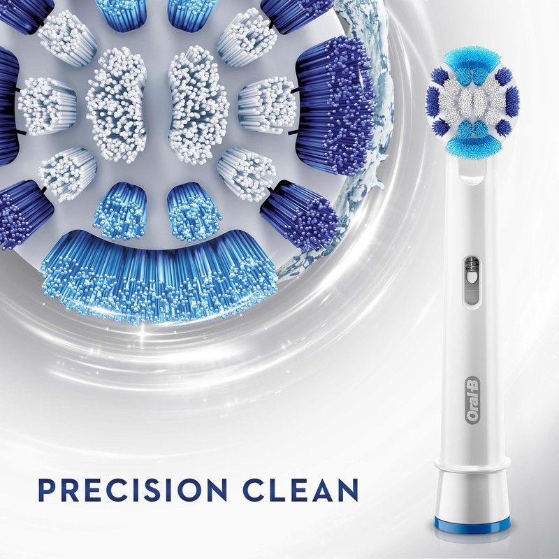 سری یدک مسواک برقی اورال-بی مدل Precision Clean بسته 2 عددیمدل 1