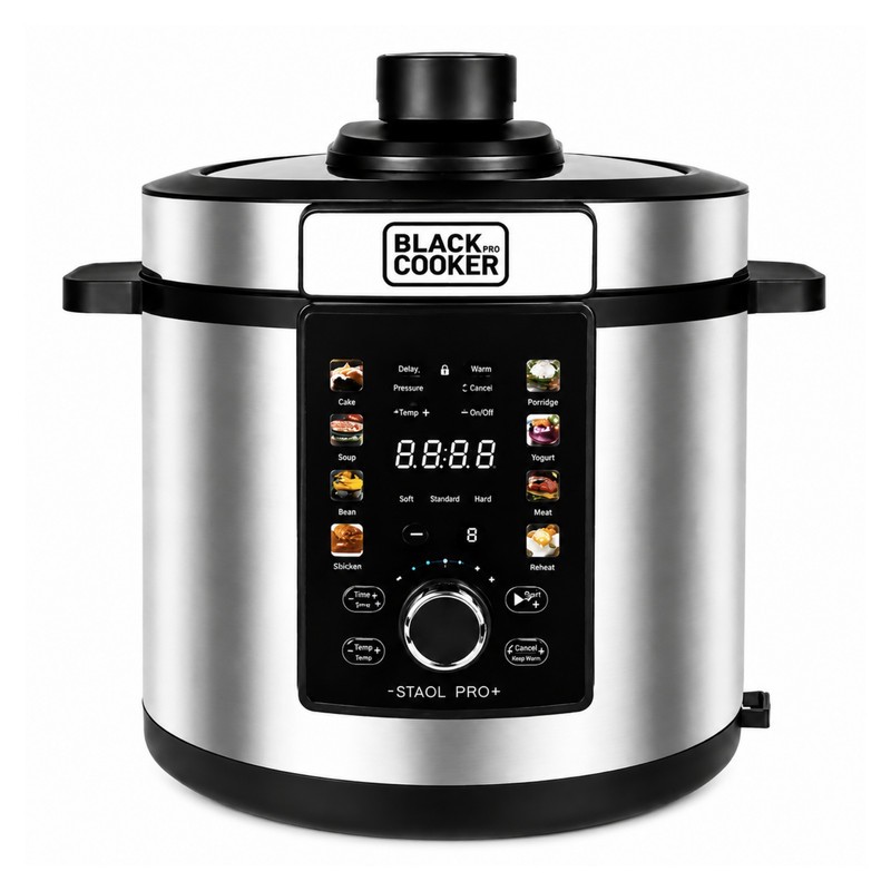 آرام پز و زودپز برقی 6 لیتری بلک اند کوکر مدل BC-PC222