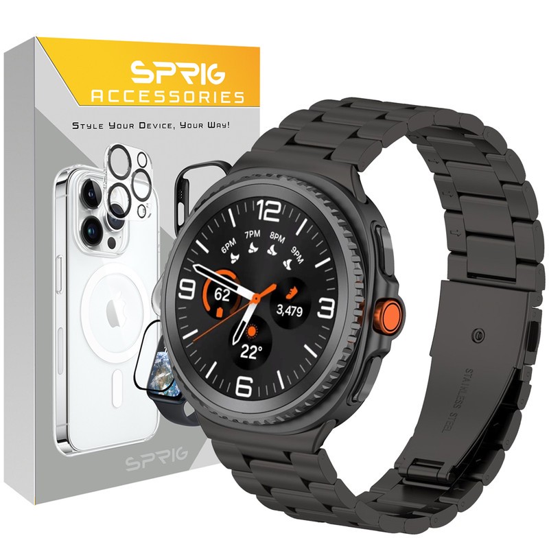 بند اسپریگ مدل 3bead W8 مناسب برای ساعت هوشمند سامسونگ Galaxy Watch 8 40mm 8 44mm 8 Classic 46mm