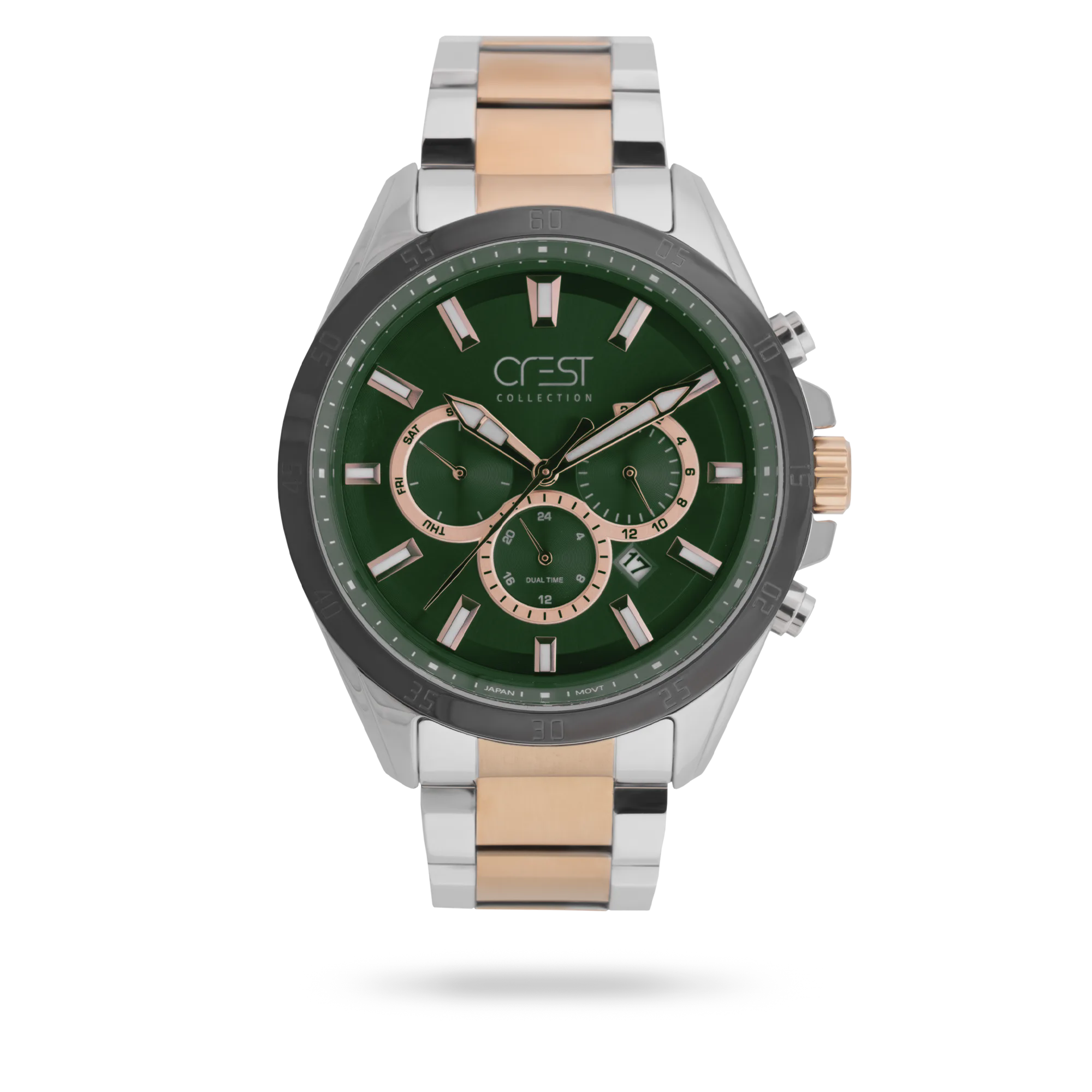 ساعت مچی عقربه ای کوارتز مردانه کرست مدل Crest 6228-6