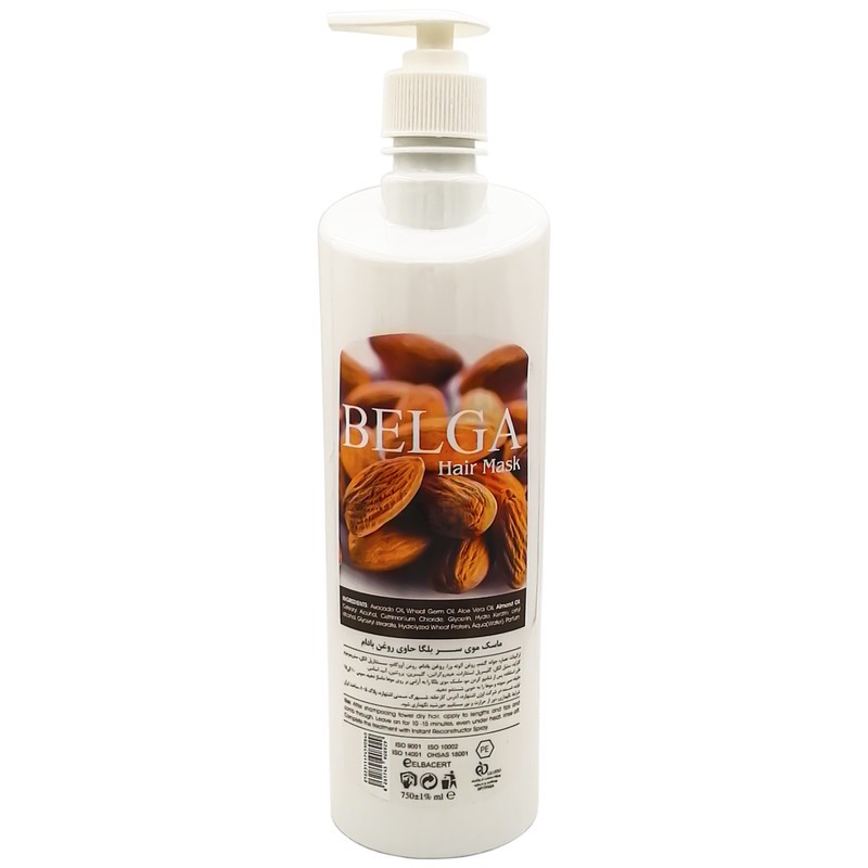ماسک مو بلگا مدل Almond حجم 750 میلی لیتر