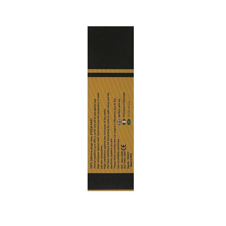 وایر شمع خودرو استیم پارت مدل SP88597 مناسب برای ولکس سی 30 C30 بسته 4 عددی