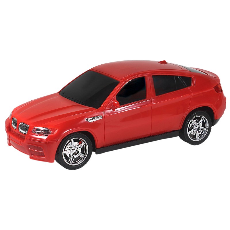 ماشین بازی کنترلی طرح BMW X6 با ریموت بی سیم و بدنه پلاستیکی مدل سواری