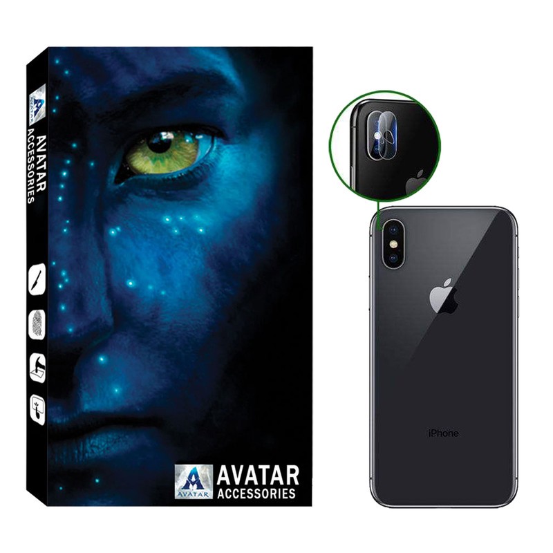 محافظ لنز آواتار مدل LAV-01 مناسب برای گوشی موبایل اپل IPhone X XS