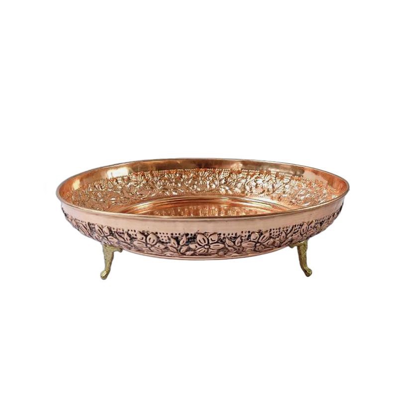 شیرینی خوری مسی مدل اطلس کد ZH434.2