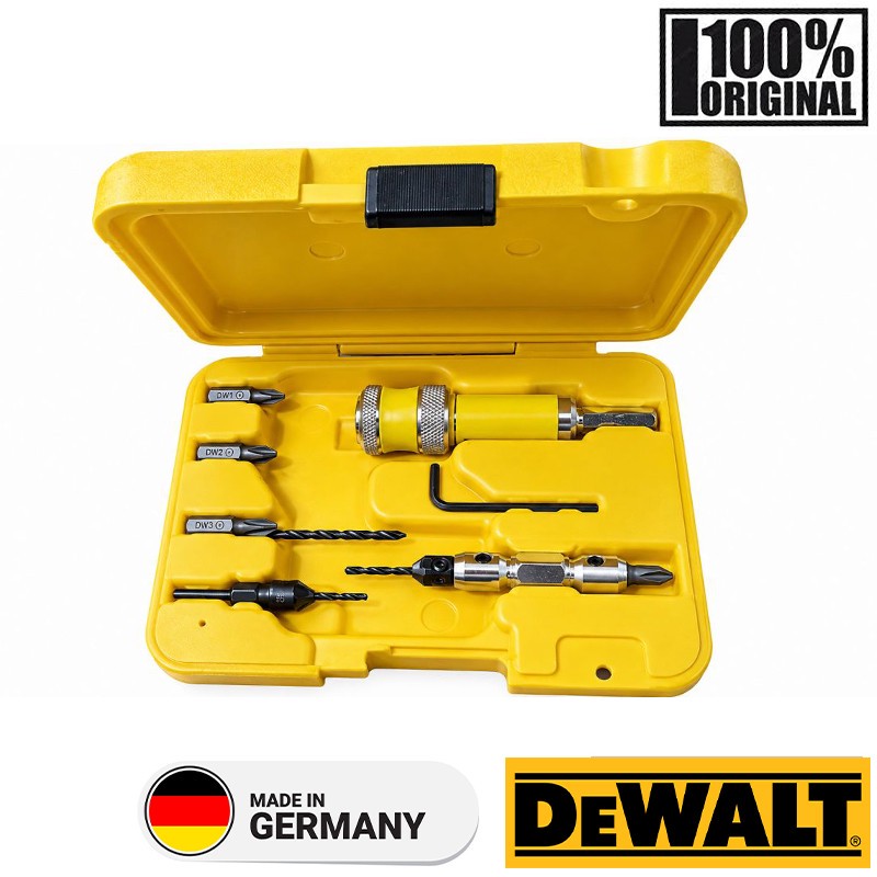 مته خزینه دو طرفه دیوالت مدل فوق حرفه ای DW2730 مجموعه 8 عددی