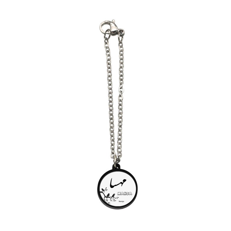 آویز ساعت زنانه ناکسیگو مدل شب تاب طرح مهسا کد AW9071