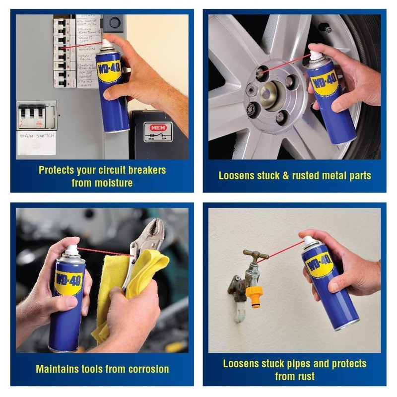 اسپری روان کننده دبلیو دی- 40 مدل WD-40 حجم 330 میلی لیتر