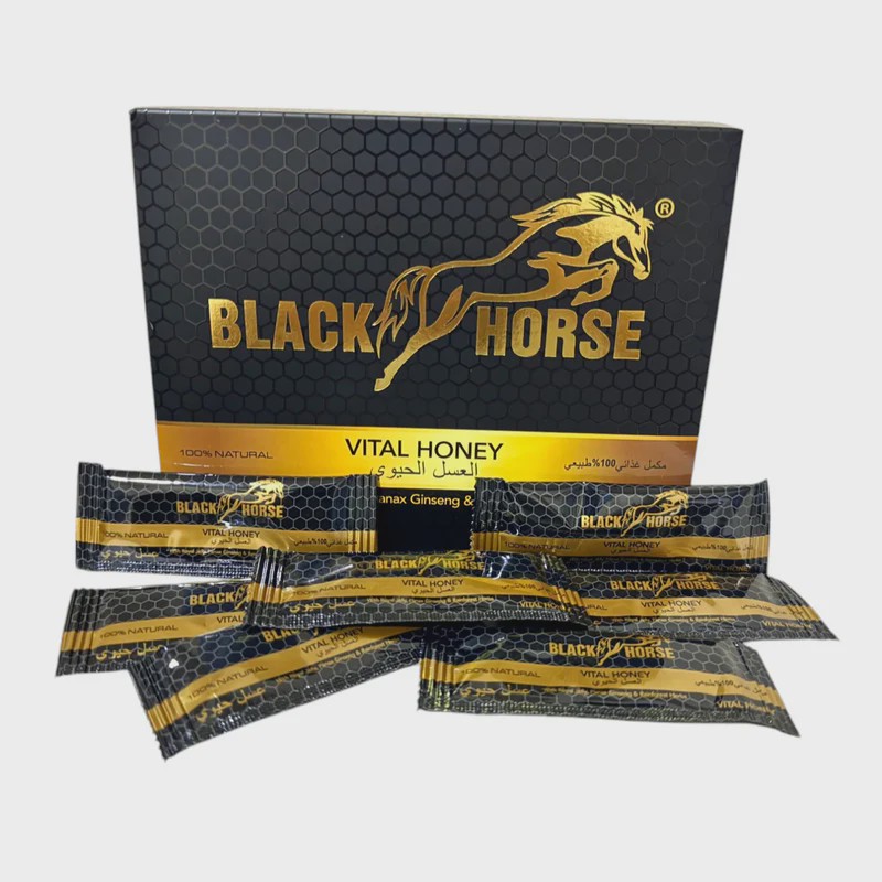 عسل BLACK HORSE ساشه ای بسته 24 عددی(1013064)