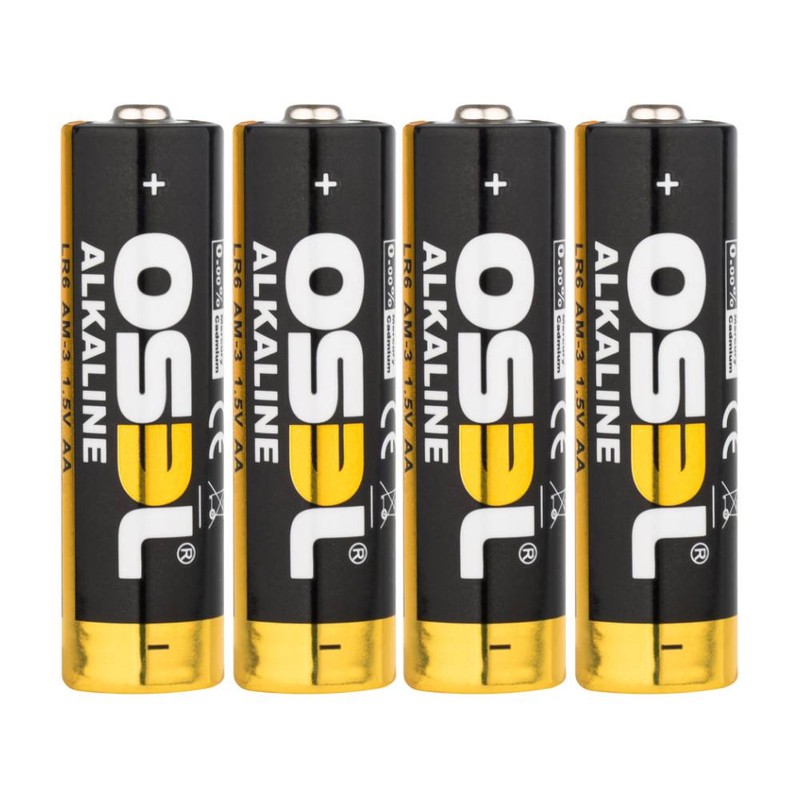 باتری قلمی اوسل مدل Alkaline LR6 AM-3 بسته 4 عددی