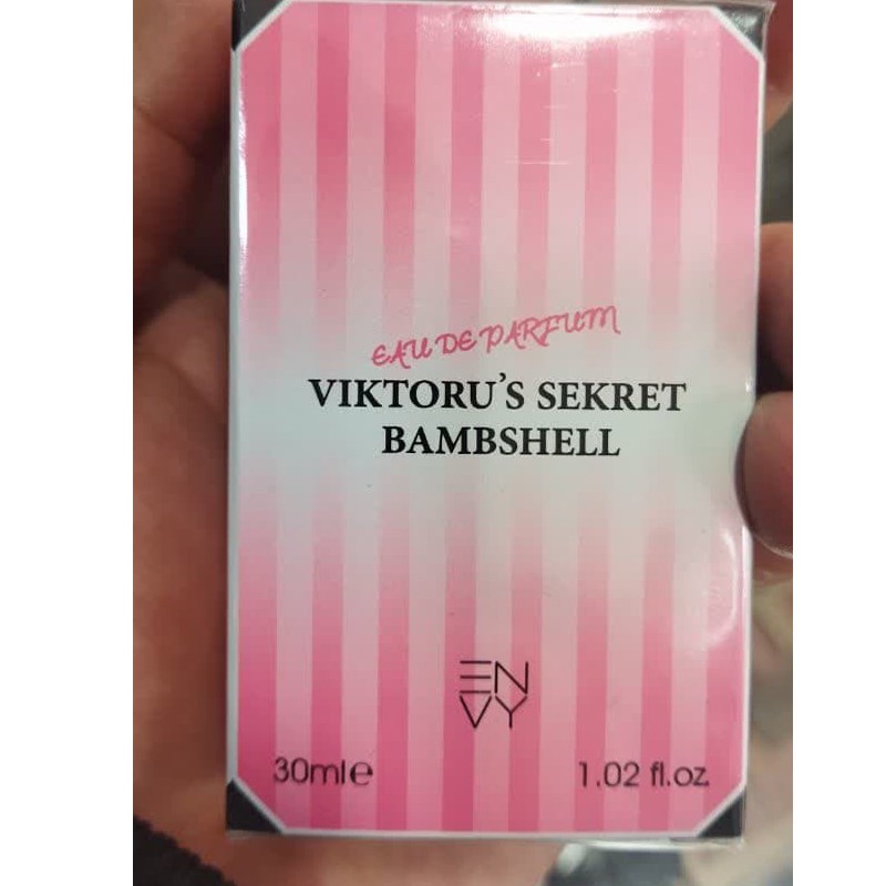 عطر جیبی زنانه ان وی مدل ویکتوریا سکرت بامشل حجم 25 میلی لیتر