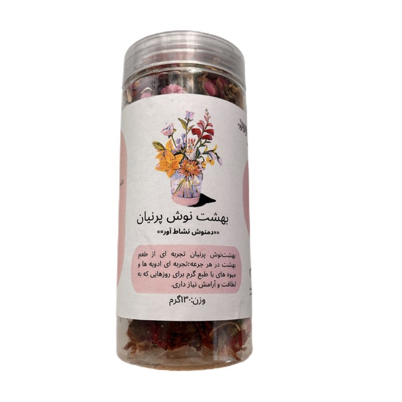 دمنوش میوه ای نشاط آور پرنیان - 130 گرم