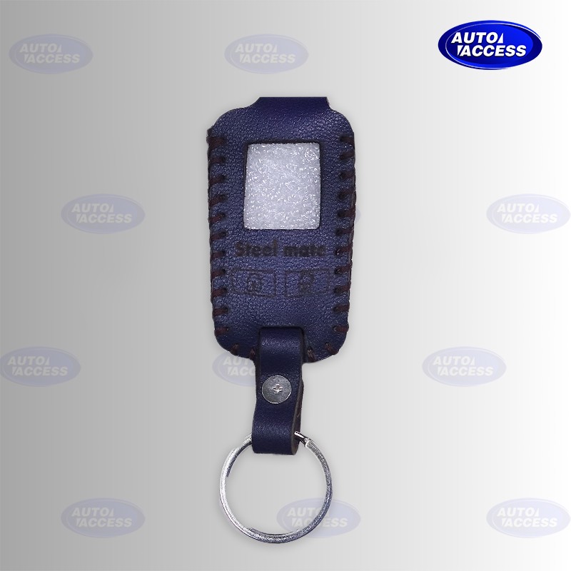 کاور ریموت چرم گاوی اصل دزدگیر تصویری استیل میت مدل 8006 لوکس و مقاوم