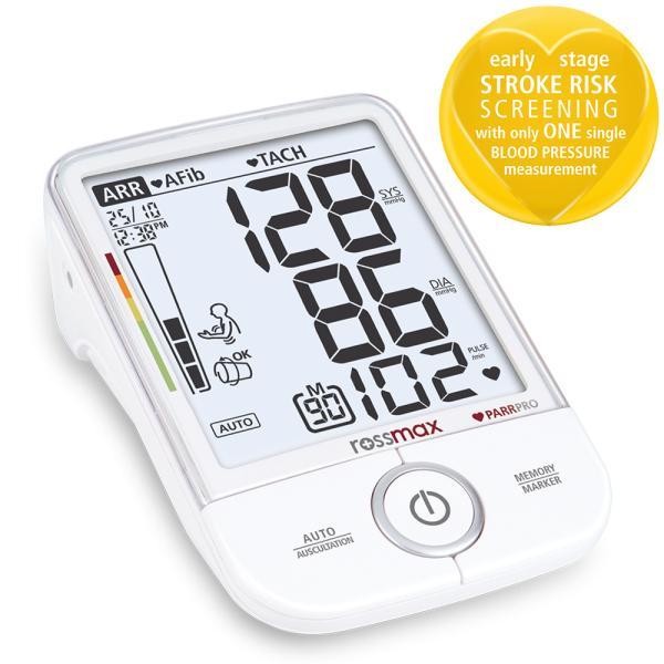 فشارسنج بازویی رزمکس مدل X9 با تشخیص آریتمی، فیبریلاسیون، انقباض زودرس، قابلیت ذخیره 90 حافظه، کالیبراسیون مادام العم...