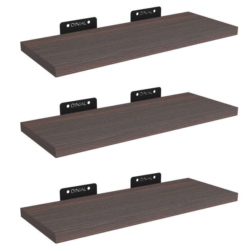 شلف دیواری دینیال مدل هرمی کد DN4015 مجموعه سه عددی