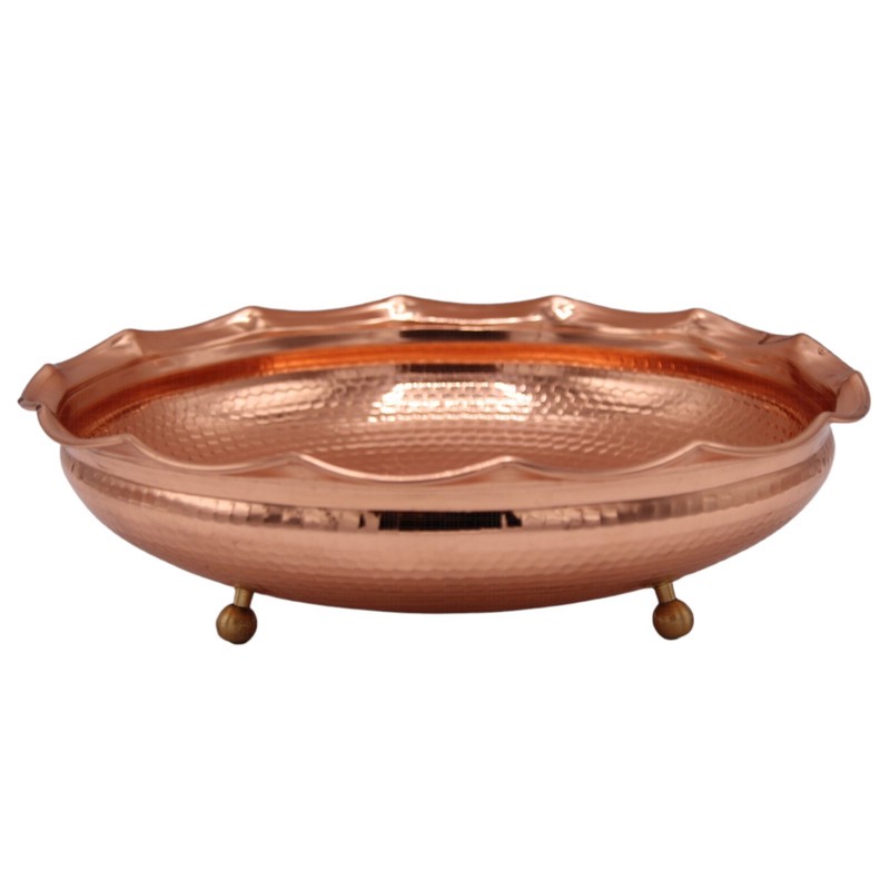 میوه خوری مسی مدل سه پایه کد 243424345