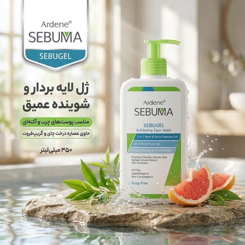 ژل لایه بردار آردن سبوما مدل SEBUGEL حجم 350 میلی لیتر