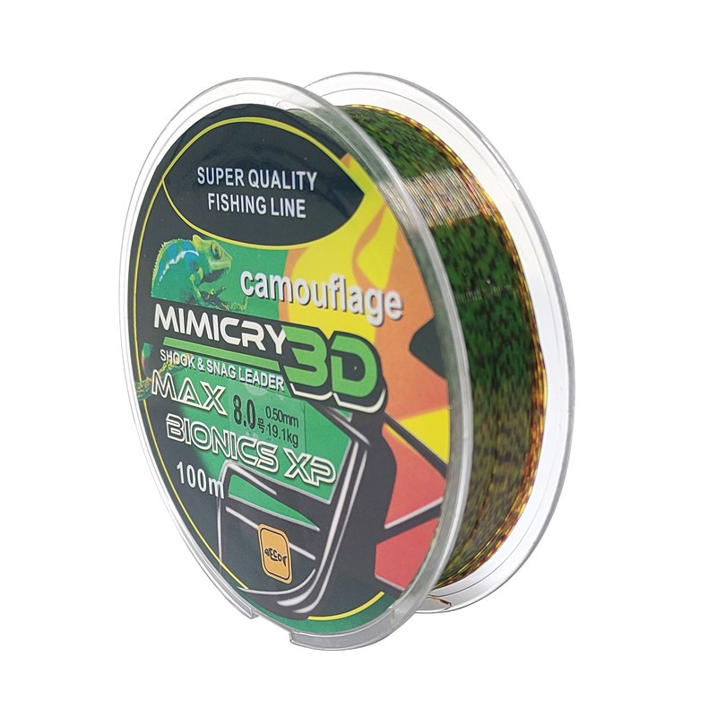 نخ ماهیگیری مدل MIMICRY-3D کد 0.50mm-100m