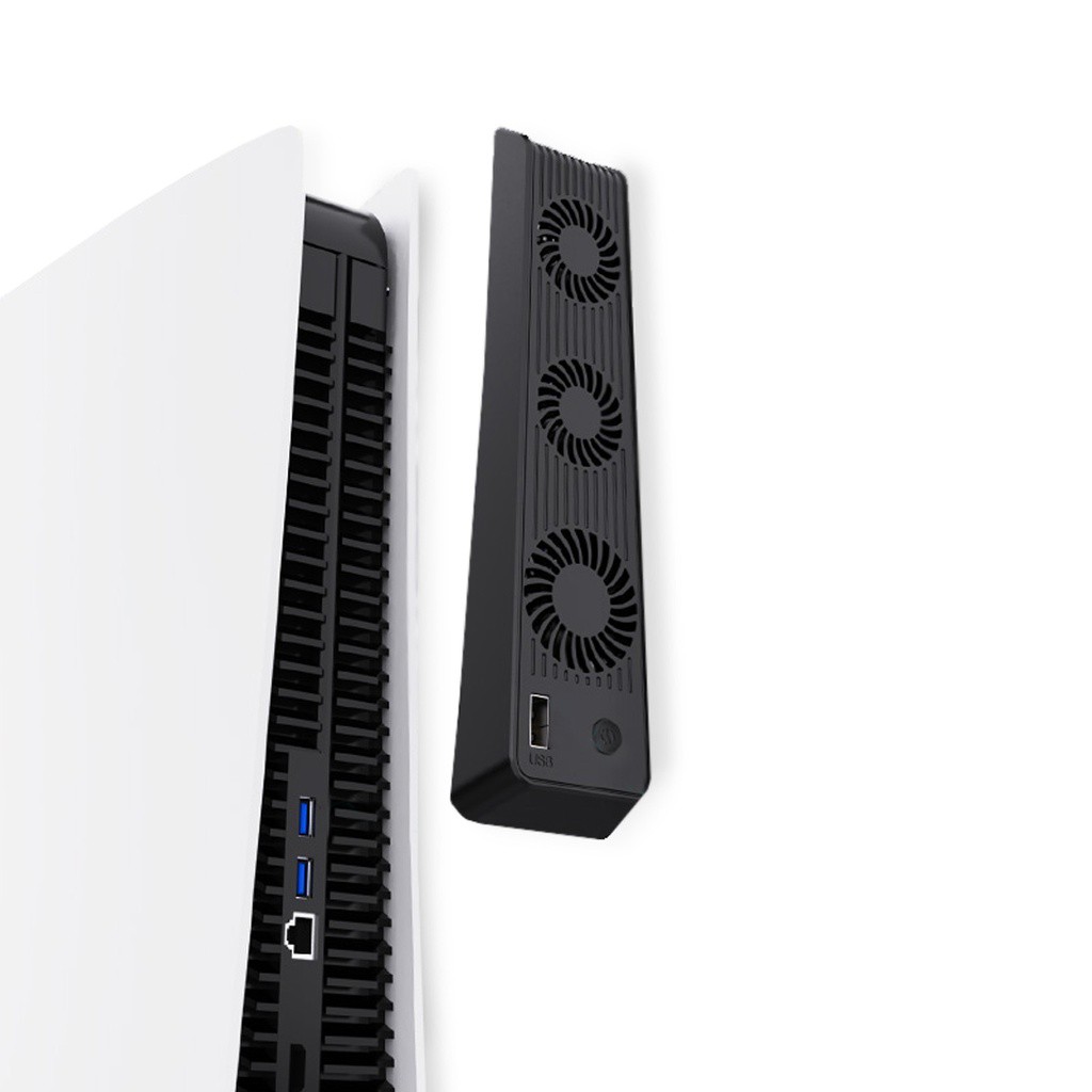 فن خنک کننده PS5 پورودو Porodo PDX616 سه فن و 3 سرعت فقط مخصوص PS5 Fatجدید