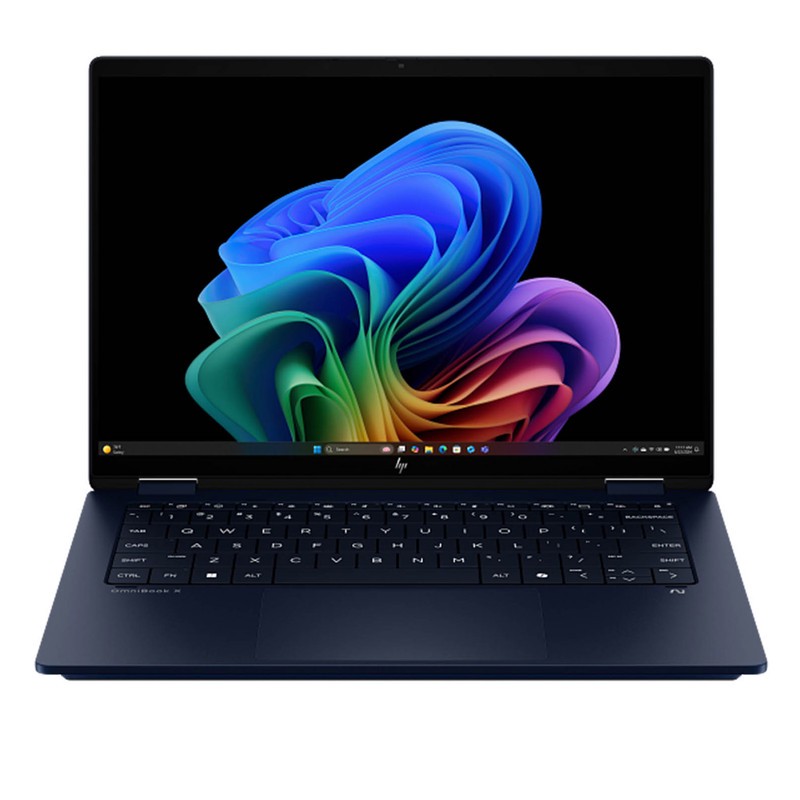 لپ تاپ 14 اینچی اچ پی مدل OmniBook X Flip 14-fm0013dx-Core Ultra 5 226V-16GB LPDDR5X 8533MHz-2TB SSD-Touch-Backlit-W ...