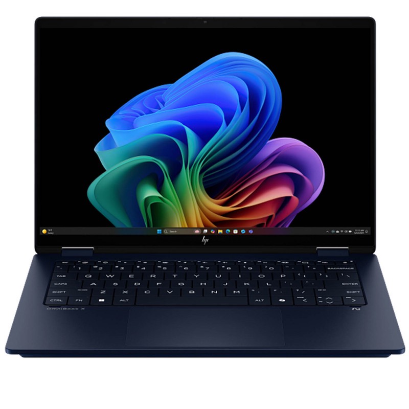 لپ تاپ 14 اینچی اچ پی مدل OmniBook X Flip 14-fm0013dx-Core Ultra 5 226V-16GB LPDDR5X 8533MHz-512GB SSD-Touch-Backlit-...