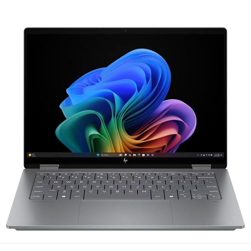 لپ تاپ 14 اینچی اچ پی مدل OmniBook X Flip 14-fm0013dx-Core Ultra 5 226V-16GB LPDDR5X 8533MHz-2TB SSD-Touch-Backlit-W ...