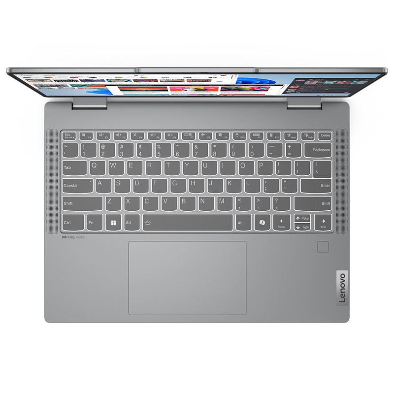 لپ تاپ 14 اینچی لنوو مدل IdeaPad 5 2-in-1 14IRH9-i7 13620H-16GB LPDDR5X 5200MHz-2TB SSD-OLED 60Hz Touch-Backlit-Finge...