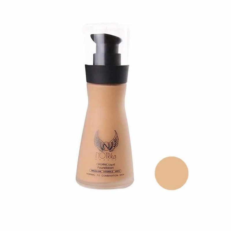 کرم پودر مایع SPF 8 نوتریکا مدل 03 شماره F10 مناسب برای انواع پوست حجم 30 میلی لیتر