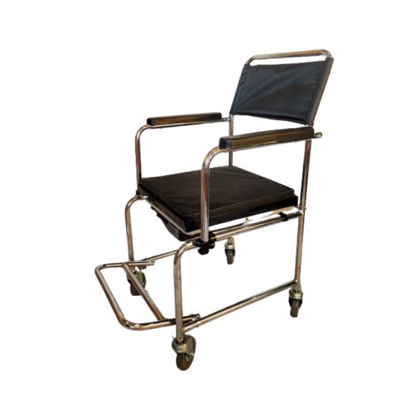 ویلچر موژان طب مدل صندلی چرخدار مخصوص حمام توالت MTC695-57