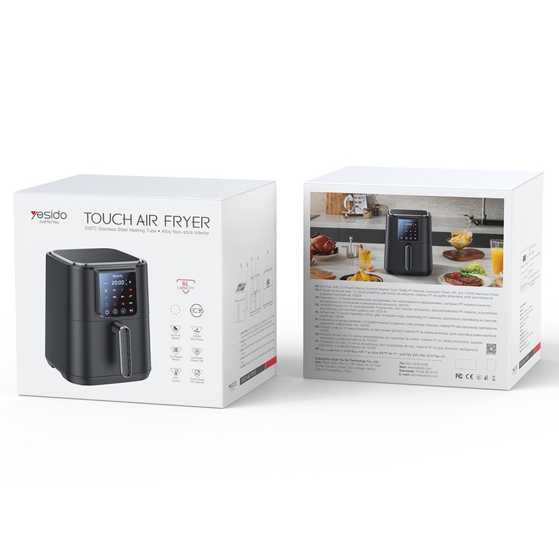 هواپز 6 لیتر یسیدو مدل Touch Air Fryer EC35