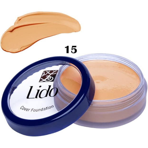 کرم پودر کاور فوندیشن لیدو LIDO شماره 13 و 15