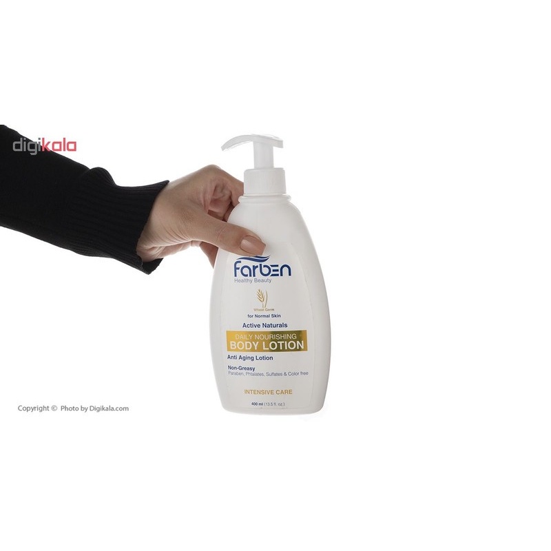 لوسیون بدن فاربن مدل Wheat Germ حجم 400 میلی لیتر