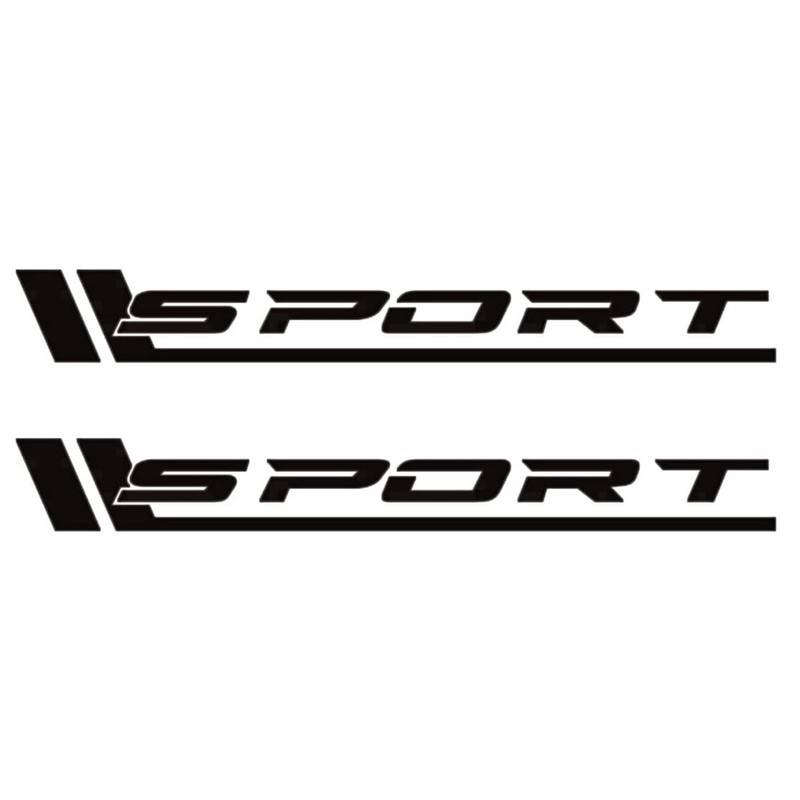 برچسب بدنه خودرو شیپرس طرح SPORT کد Ss008M بسته دو عددی