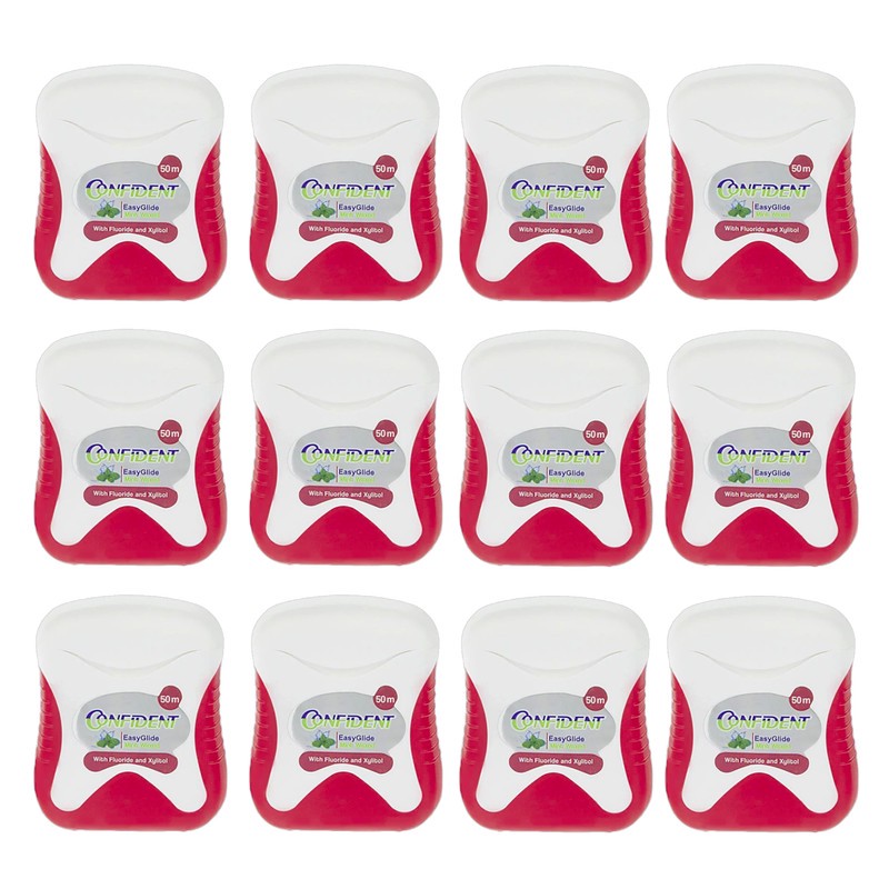 نخ دندان کانفیدنت مدل EASY GLIDE مجموعه 12 عددی