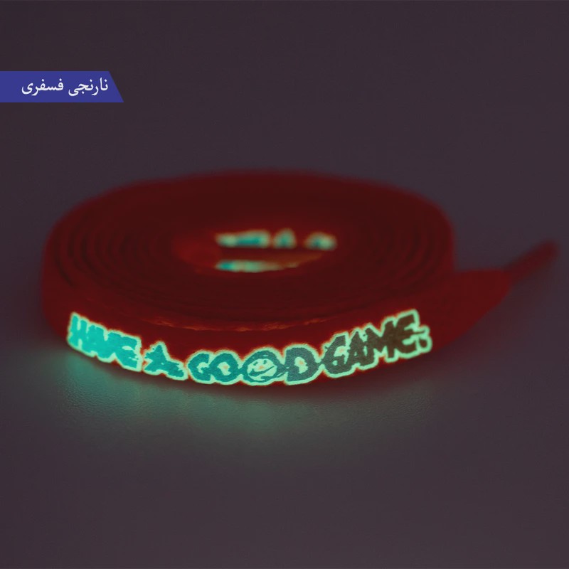 بند کفش نوشته شب تاب وارداتی