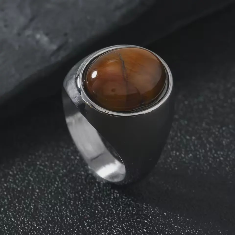 انگشتر مردانه چشم ببر